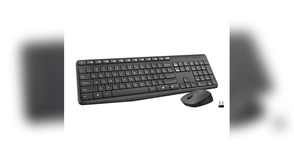 Logitech MK235 Wireless Keyboard and Mouse Combo B01Arool12