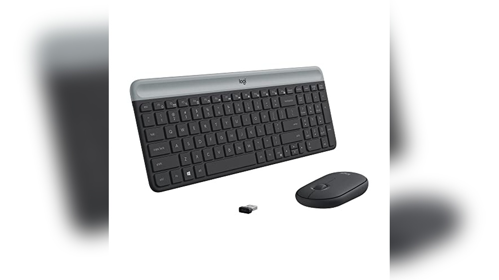 Logitech MK470 Slim Wireless Keyboard and Mouse Combo B07Vd4Q84X