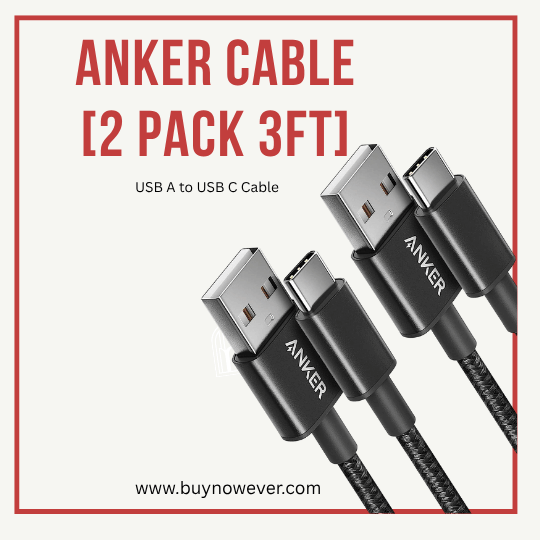 Anker Cable [2 Pack 3FT]