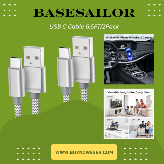 Basesailor USB to USB C Cable