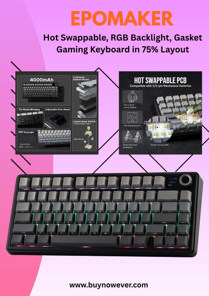 EPOMAKER X Aula F75 MAX Wireless