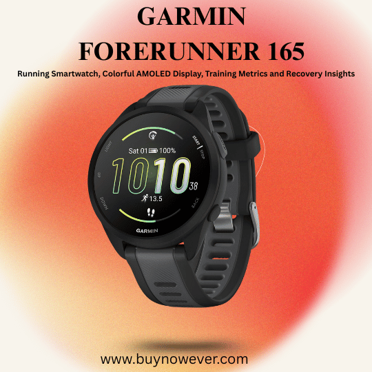 Garmin Forerunner 165: Smartwatch with AMOLED Display Garmin Forerunner 165