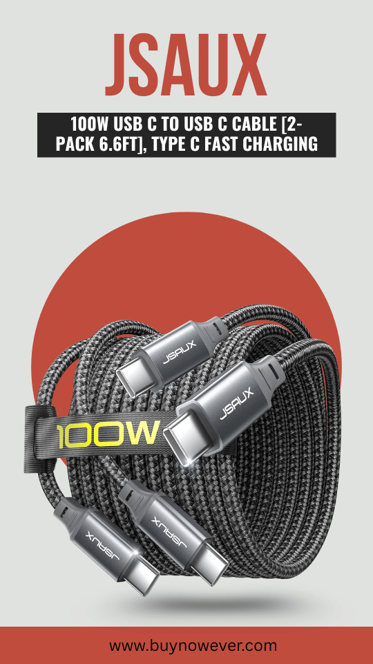 JSAUX 100W USB C to USB C Cable