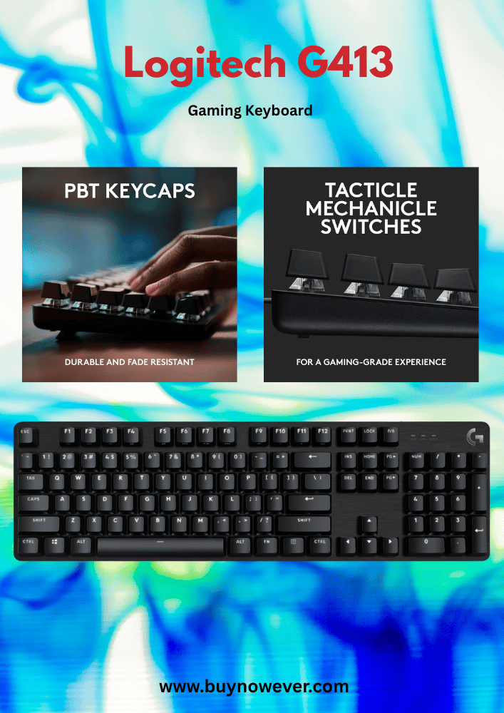 Logitech G413 SE Full-Size Mechanical Gaming Keyboard