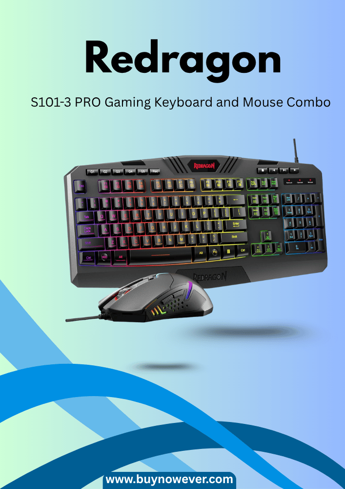 Redragon S101 Gaming Keyboard M601 Mouse