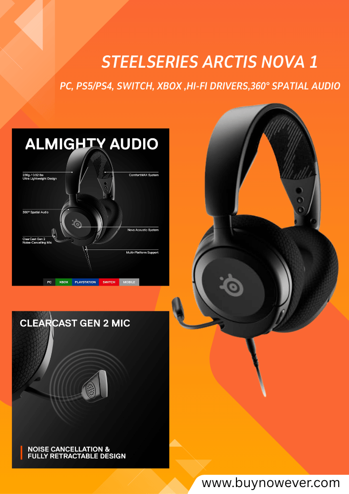 SteelSeries Arctis Nova 1 Multi-System